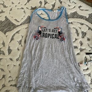 bathing suit cover up / tank top